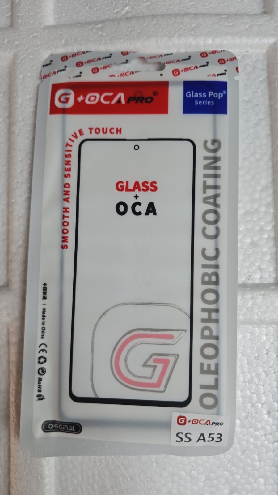 Samsung A53 Vidrio Frontal +OCA