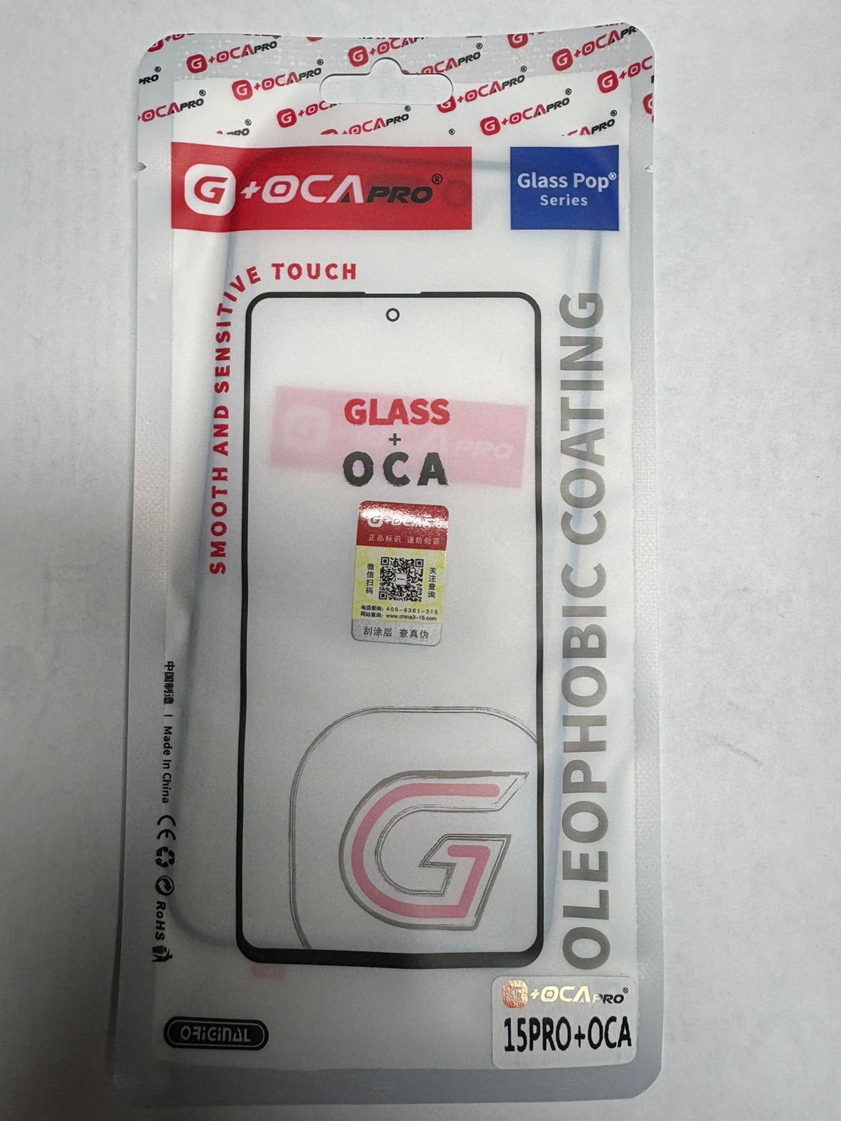 Iphone 15 Pro Vidrio + oca G OCA PRO