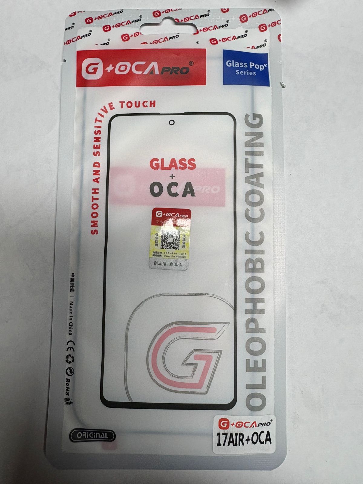 Iphone 17 Air Vidrio + Oca G OCA PRO