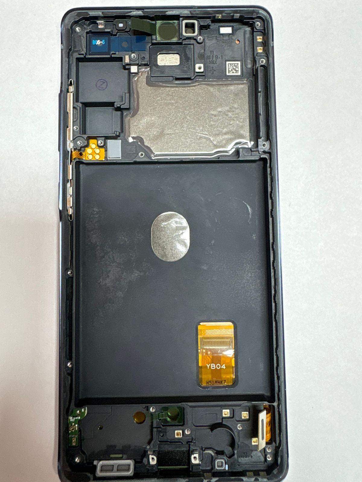 Samsung S20FE Modulo con Marco Original Service pack Negro