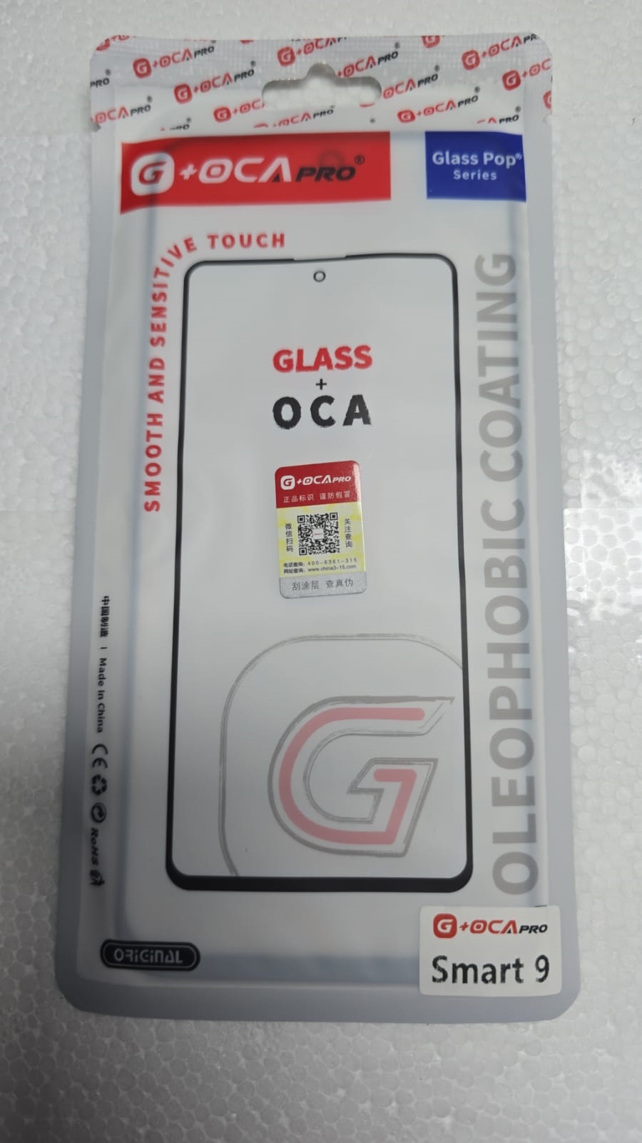 Infinix Smart 9 Glass+OCA G-OCA Pro