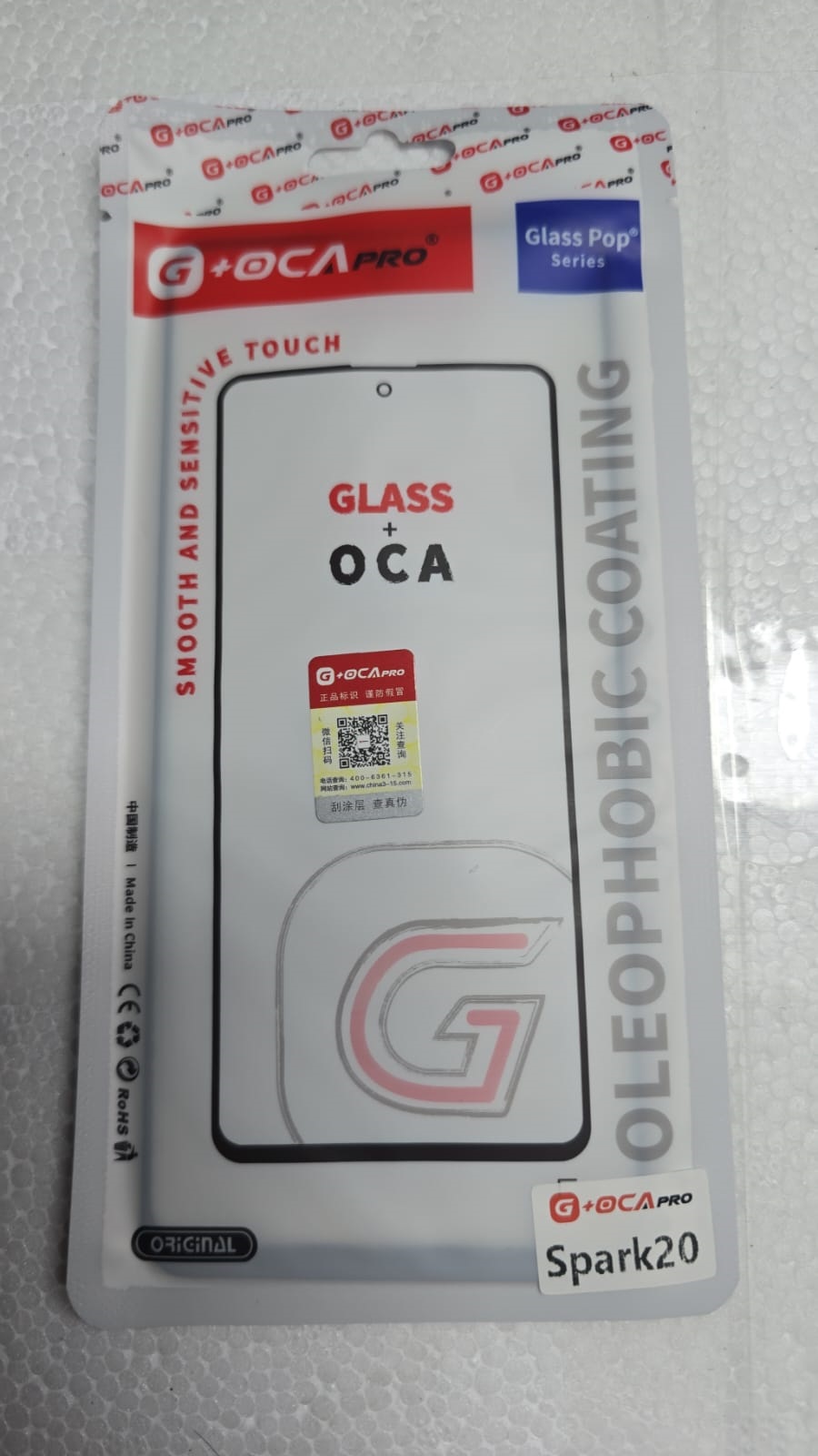 Tecno Spark 20 Glass+OCA G-OCA Pro