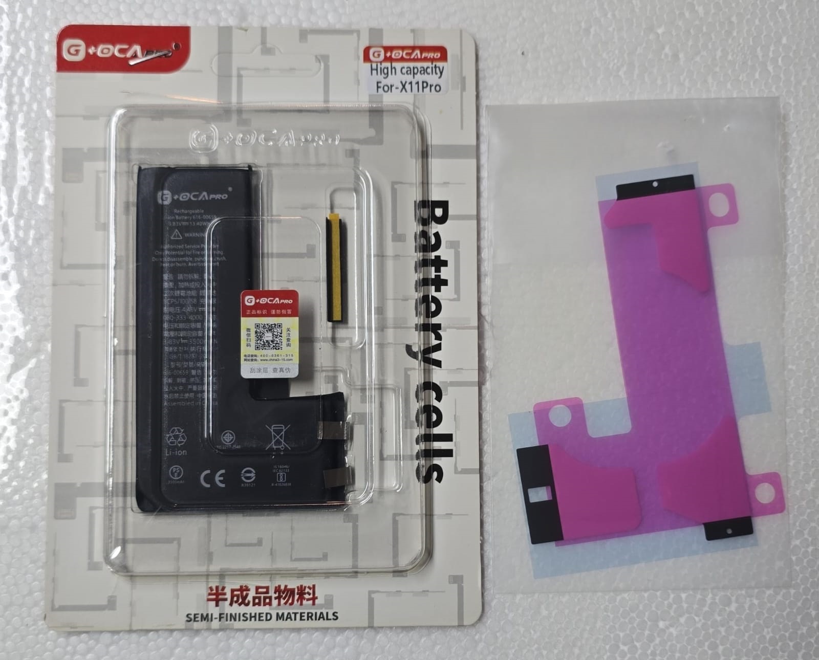 Bateria Iphone 11 Pro Sin Flex G-OCA Pro