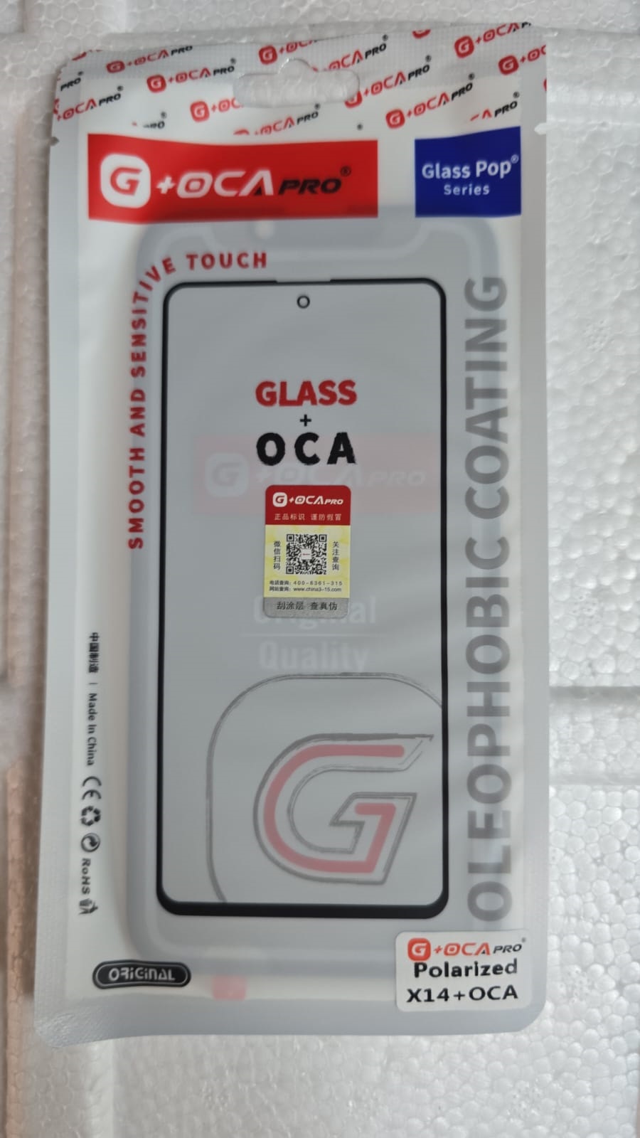 Iphone 14 Glass+Oca+Polarizado G-OCA Pro