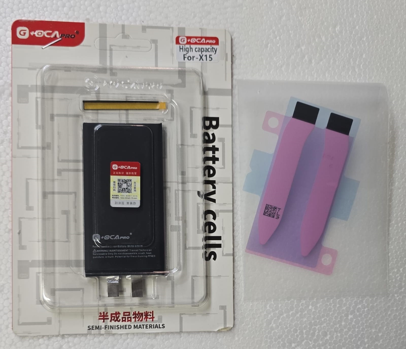 Bateria Iphone 15 Sin Flex G-OCA Pro