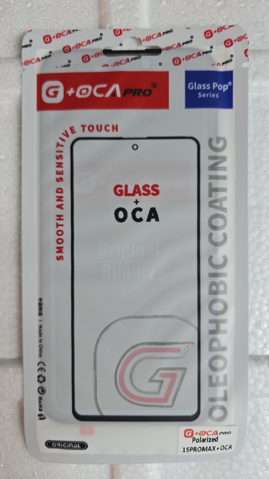 Iphone 15 Pro Max Glass+Oca+Polarizado G-OCA Pro