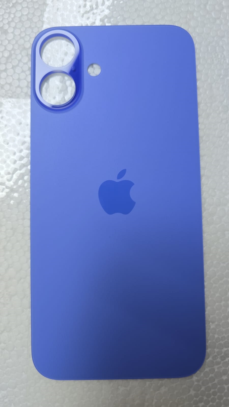 Tapa de Iphone 16 Plus Azul big Hole