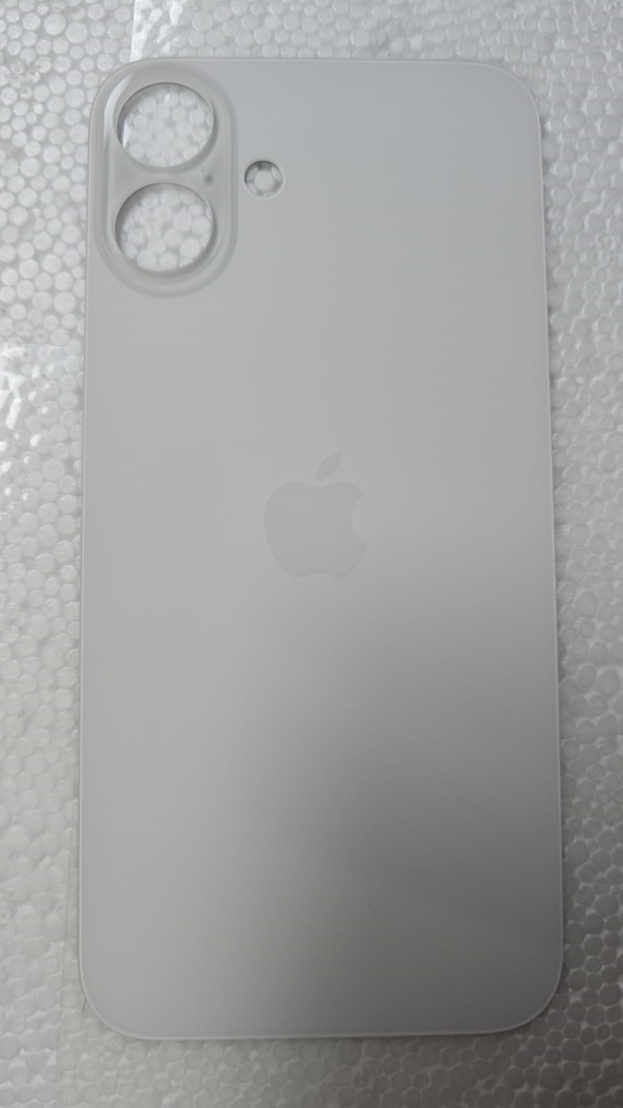 Tapa de Iphone 16 Plus Blanco big Hole
