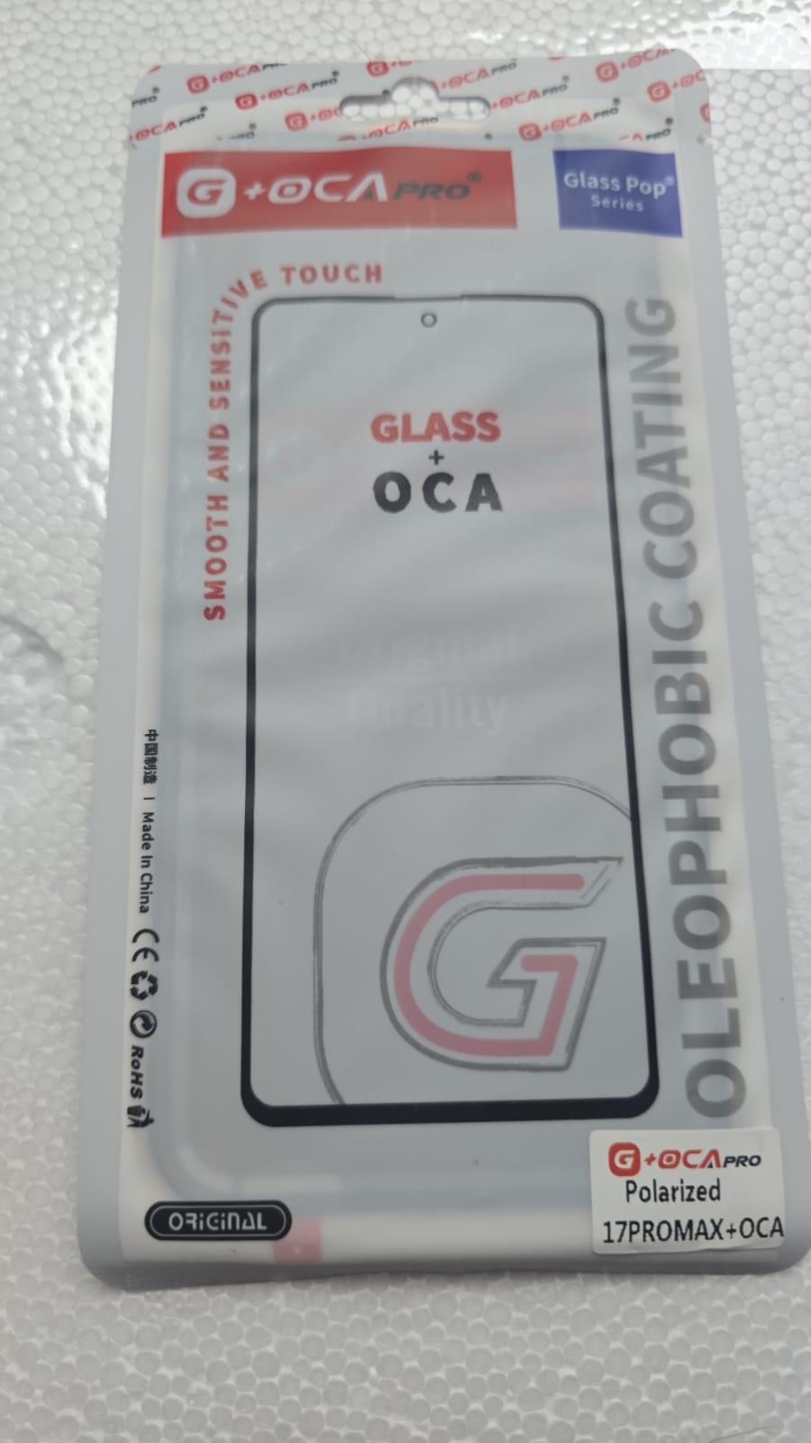 Iphone 17 Pro Max Glass+OCA+Polarizado G-OCA Pro