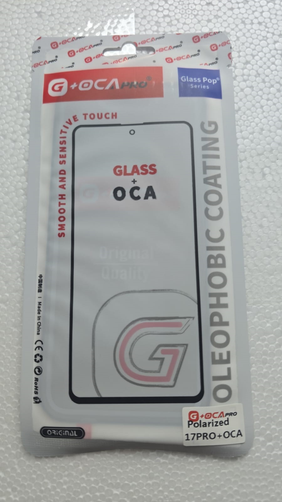 Iphone 17 Pro Glass+OCA+Polarizado G-OCA Pro