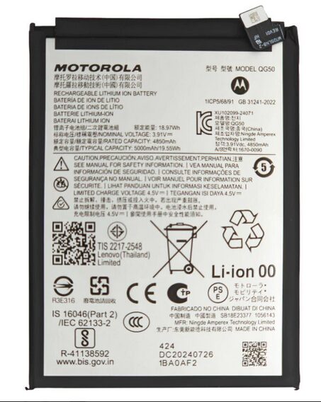 Bateria Motorola QG50 G35 XT2433 Original