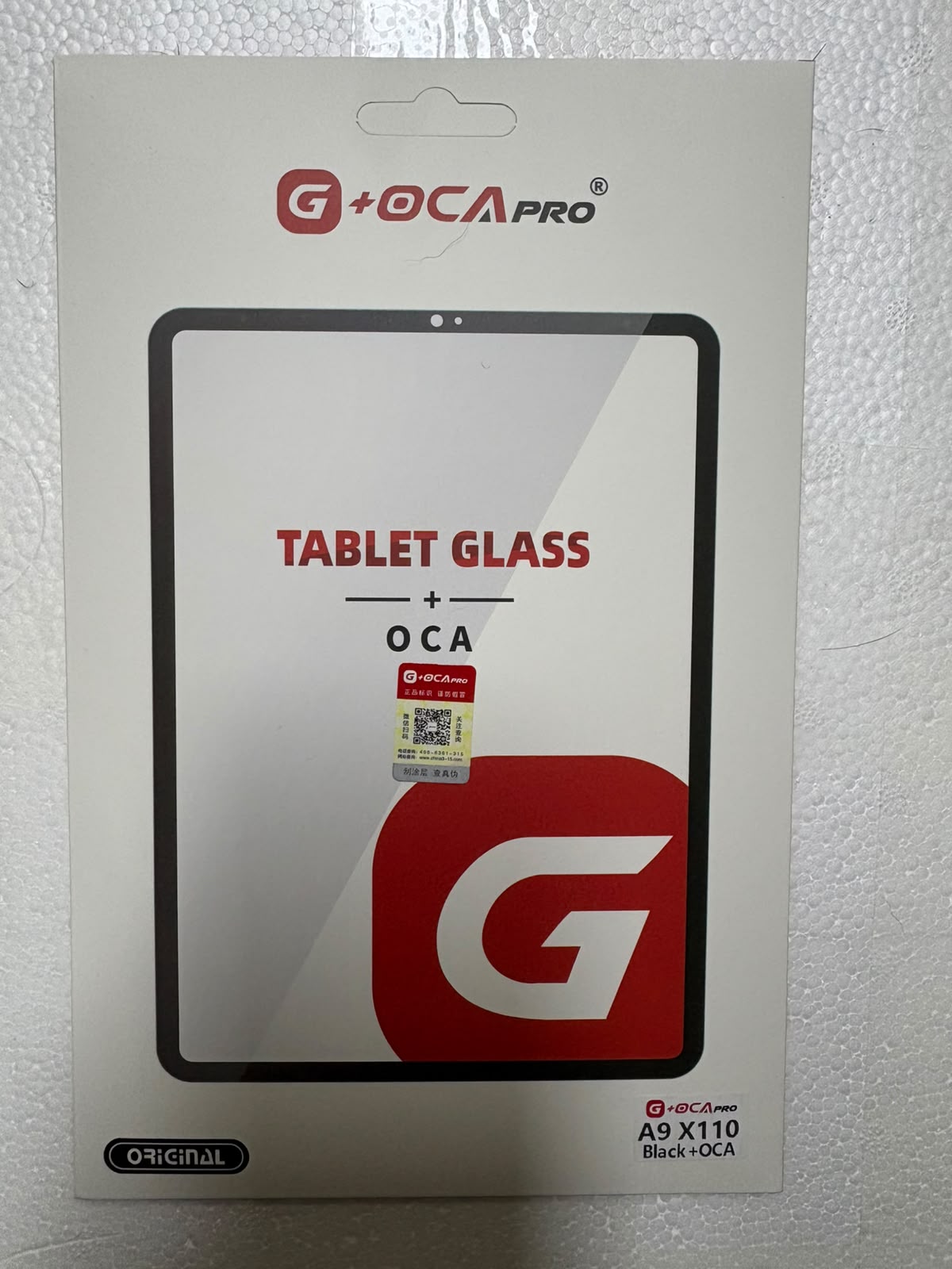 Vidrio con oca Samsung Tab A9 SM-X110 X115 G Oca Pro