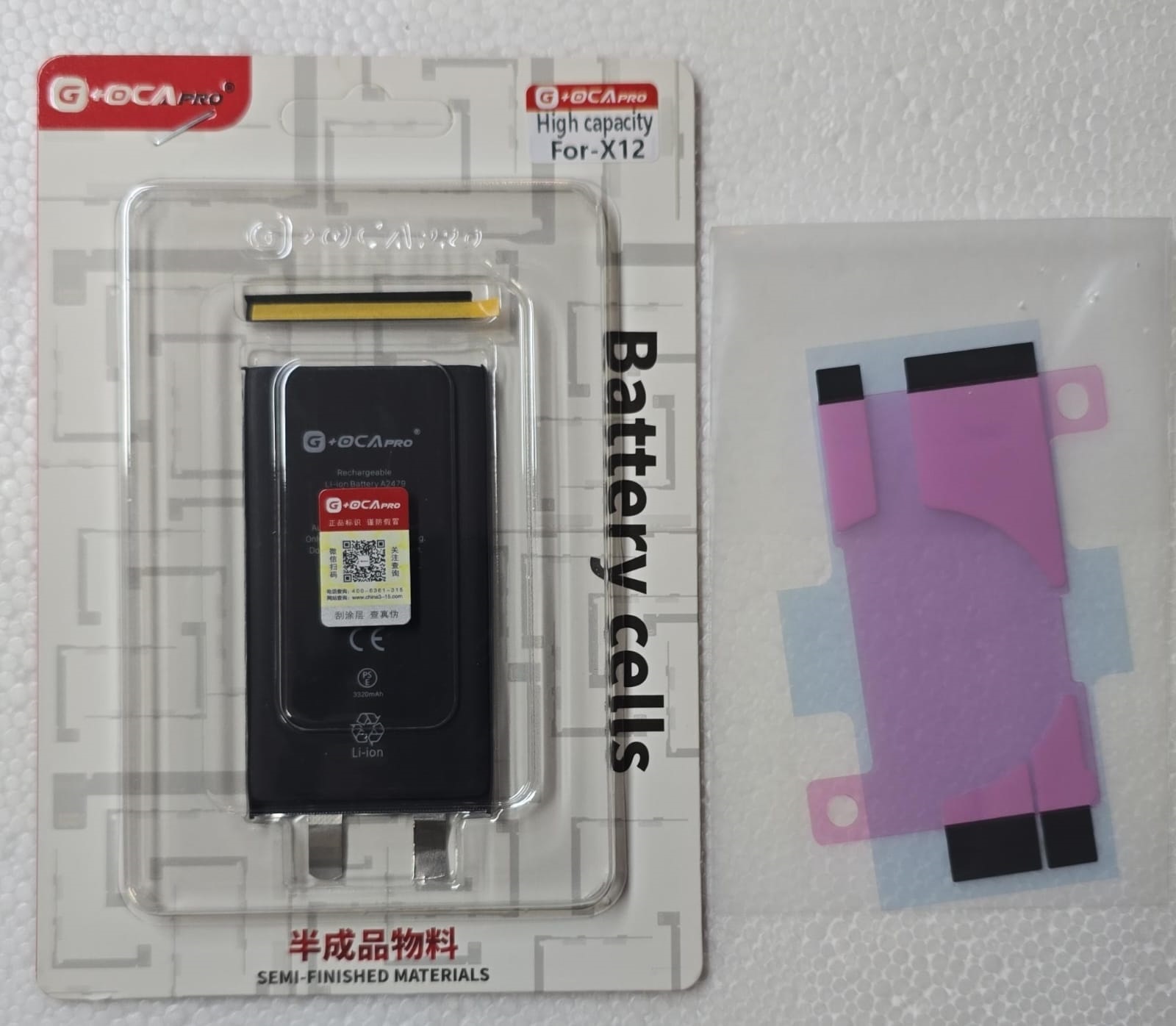 Bateria Iphone 12/12 Pro Sin Flex G-OCA Pro