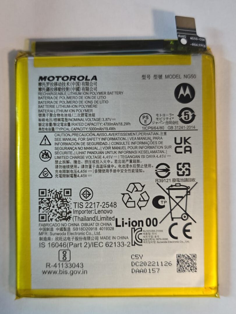 Bateria Motorola NG50 XT2169 Moto G71 5G Original