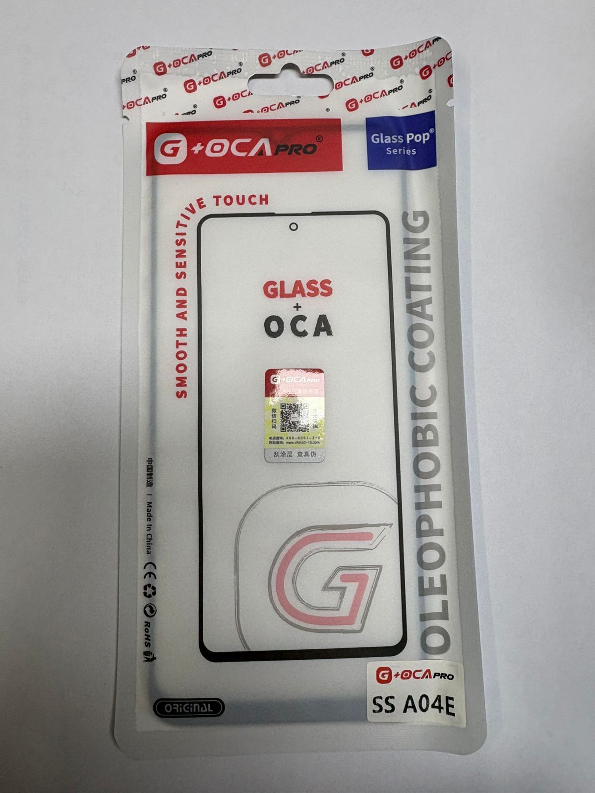A04E vidrio + oca G OCA PRO