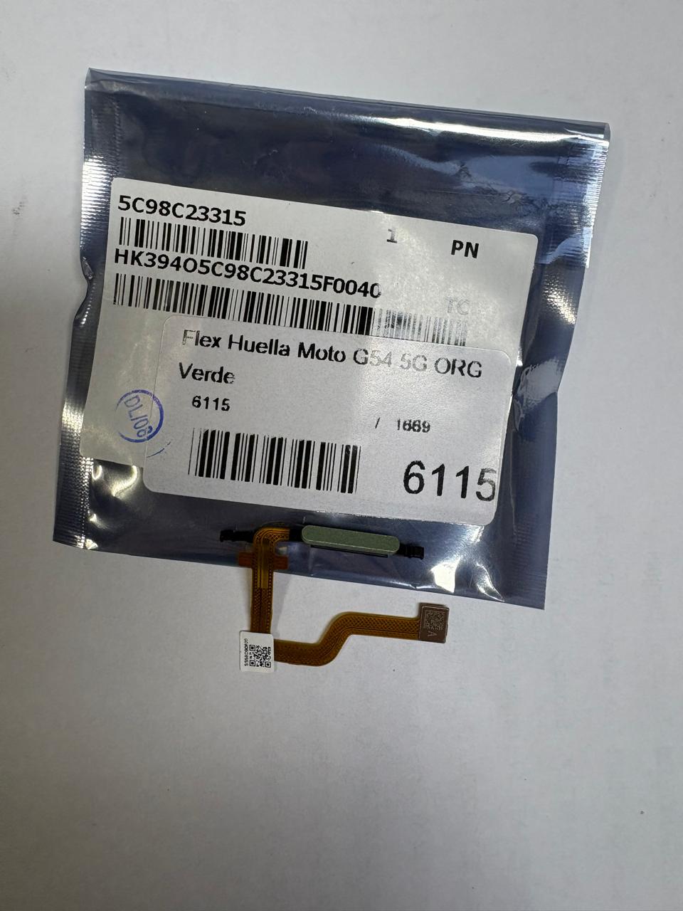 Flex de huella G54 XT2343 Original Verde